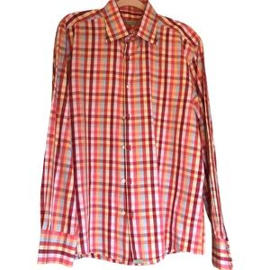 BAMBOO XL. Button down shirt. Multicolor